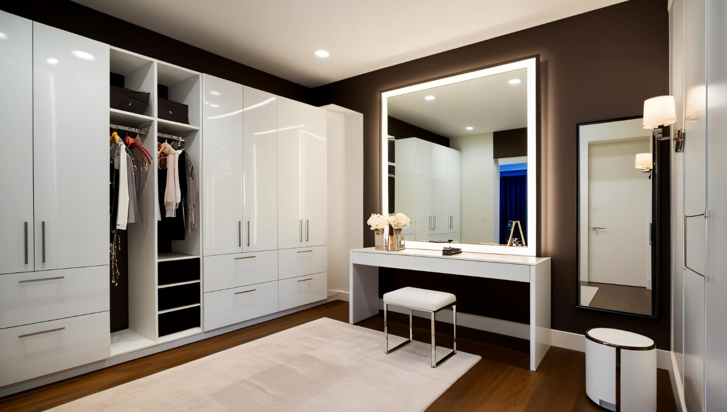 Luxury custom wardrobe design with sliding doors in Sydney home 2025